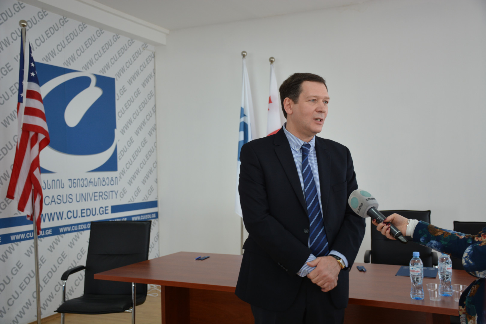24 აპრილს, კავკასიის უნივერსიტეტსა და „ევროკავშირი-საქართველოს ბიზნეს საბჭოს“ შორის გაფორმდა ურთიერთთანამშრომლობის მემორანდუმი.